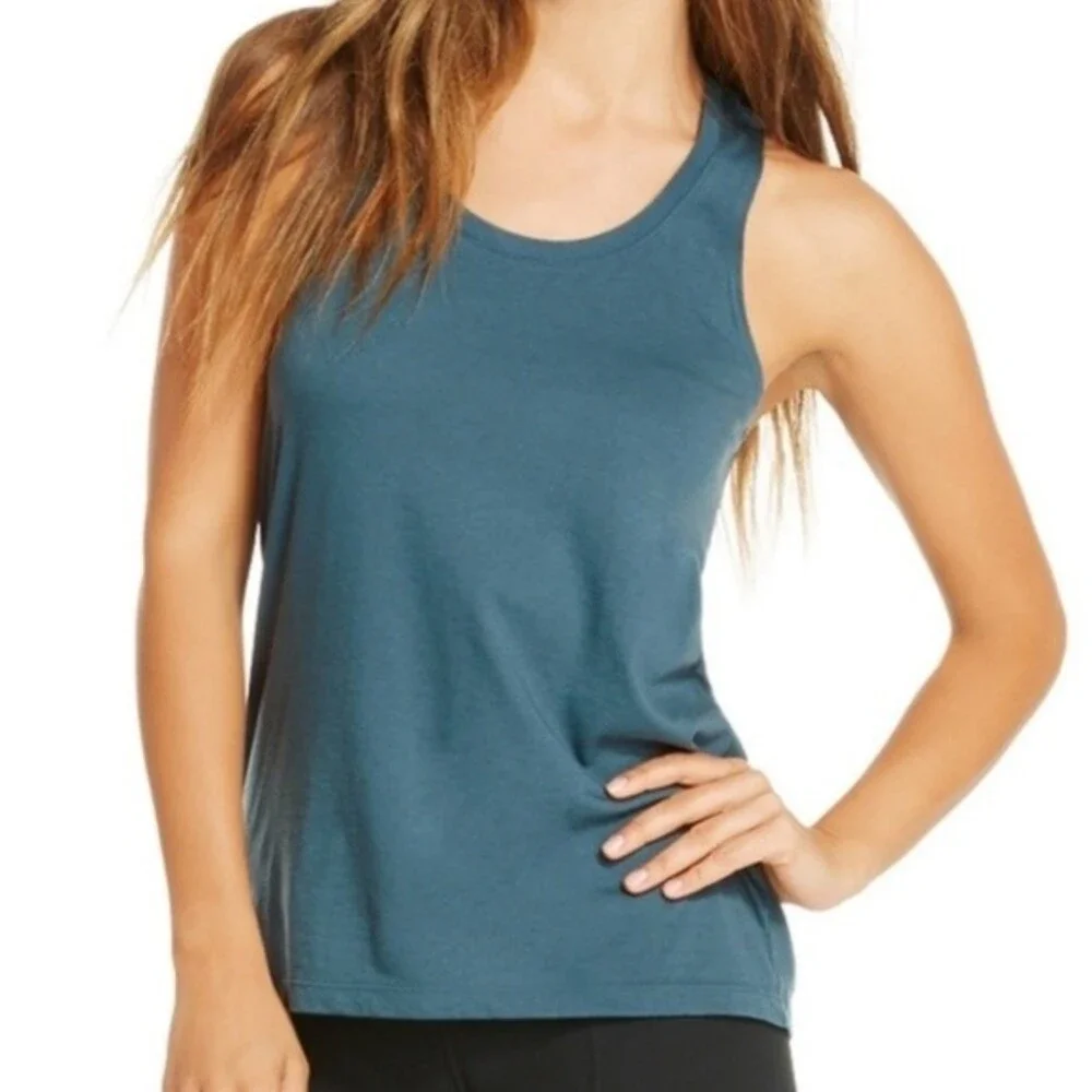 Fabletics Pryor Tank, Size XS, Dusk / Dark Blue, Excellent Used Condition